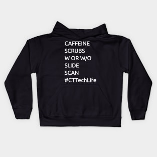Caffeine Scrubs Slide W Or WO C Ech Life Cat Scan X Ray Kids Hoodie